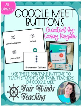 Preview of Google Meet Buttons