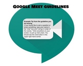 Google Meet Guidelines for Students