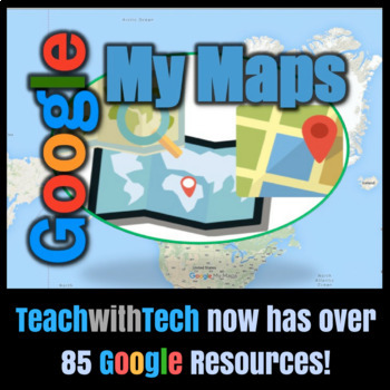 Preview of Google My Maps Tutorial Activity