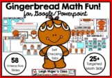 Google/Powerpoint Gingerbread Math Winter & Christmas Holi