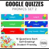 Google Quizzes for Phonics Long Vowel Teams