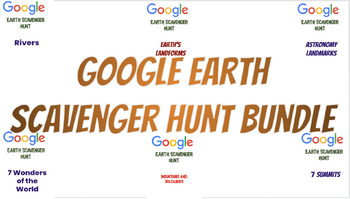 Preview of Google Scavenger Hunt Bundle