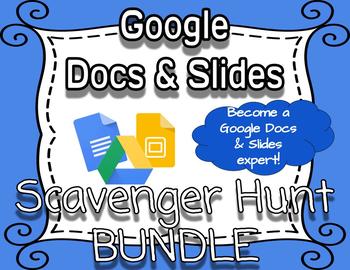 Preview of Google Scavenger Hunt & Digital Task Cards Bundle *VIDEO TUTORIALS INCLUDED*