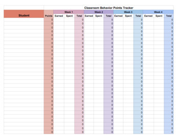 School Points Tracking