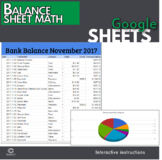 Google Sheets - Balance Sheet Lesson (Distance Learning)