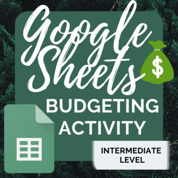 Preview of Google Sheets Budget Activity