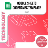 Google Sheets Codenames Template | Tech Game