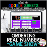 Google Sheets Digital Game Show Ordering Rational and Irra