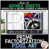 Google Sheets Digital Pixel Art Math Prime Factorization