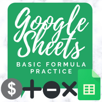 Preview of Google Sheets Formulas Activity