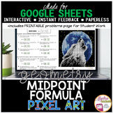 Google Sheets Geometry Digital Pixel Art  Midpoint Formula