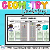 Google Sheets™ Geometry Vocabulary Race