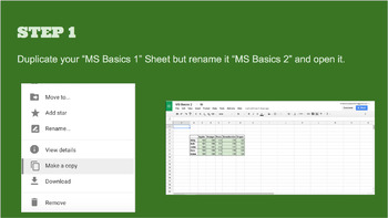 google sheets assignment #2