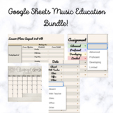 Google Sheets Lesson Plan, Attendance, and Assessment Musi