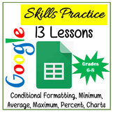 Google Sheets Lessons - Intermediate Skills Practice