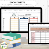 Google Sheets Reading Data Tracker & Small Group Planner