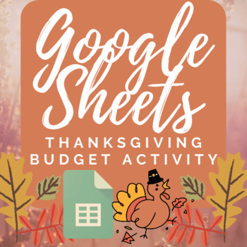 Preview of Google Sheets Thanksgiving Activity