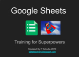 Google Sheets Training Outline
