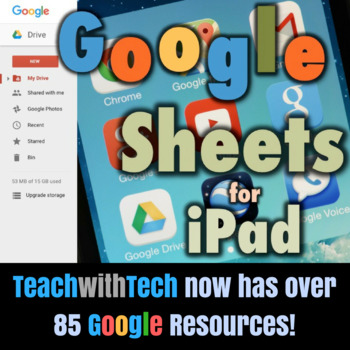 Preview of Google Sheets for iPad Lesson