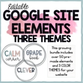 Google Site Elements - 3 THEMES! - Buttons and Headers