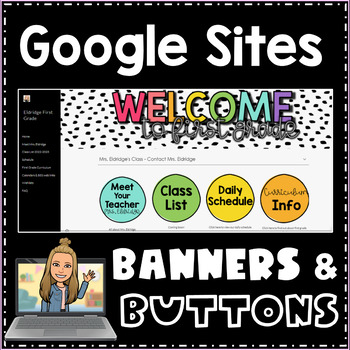 Preview of Google Sites Backgrounds and Buttons | Doodles