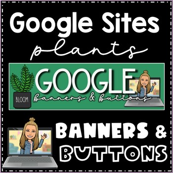 Preview of Google Sites Backgrounds and Buttons | Plants