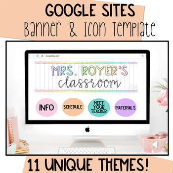 Preview of Google Sites Banner and Icon Template