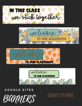 Preview of Google Sites Banners and Buttons!