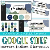 Google Sites Classroom Website | Banners and Icons Templates