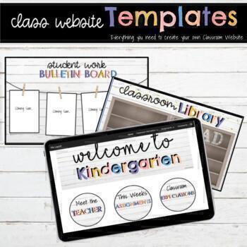 Preview of Google Sites: Classroom Website Templates & Tutorials