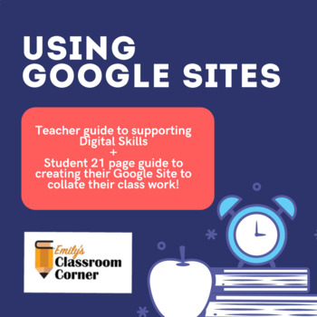 Preview of Google Sites: Teacher and Student Guide