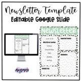 Google Slide Editable Newsletter