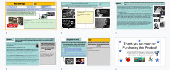 Preview of Google Slide Lesson on Martin Luther King Jr. For online Teaching 