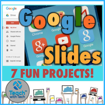 Preview of Google Slide Presentations That Students Create 7 Fun Projects