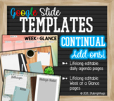 Google Slide Templates - LIFELONG ADD ONS (Daily and Weekl