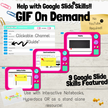 Preview of Google Slide™ Training Guide for Kids