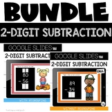 Google Slides™ 2 Digit Subtraction with and without Regrou