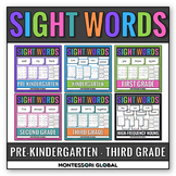 Sight Words Google Slides, Posters and Flash Cards