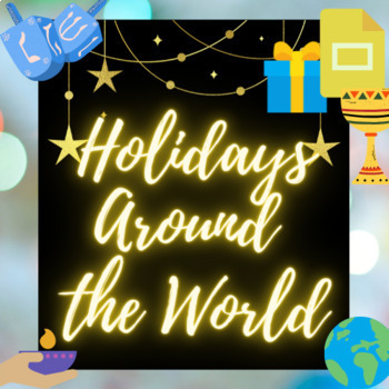 Preview of Google Slides Activity Winter Holidays