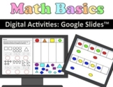 Google Slides™ Addition, Subtraction, Numbers, Patterns, &