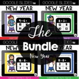 Google Slides™ Addition and Subtraction Facts New Year Bun