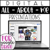 Google Slides All About Me - Back to School