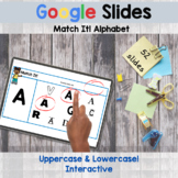 Google Slides Alphabet Match Game for Letter Recognition