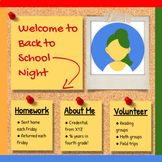 Google Slides ™︱Back to School Open House Meet the Teacher