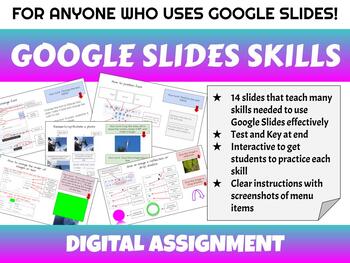 Preview of Google Slides Basics - Interactive Assignment - All Subjects|Computers|Google
