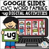 Google Slides™ CVC Word Families -ug Digital Activities