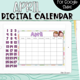 Google Slides Calendar | April