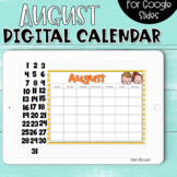 Google Slides Calendar | August