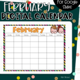 Google Slides Calendar | February