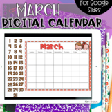 Google Slides Calendar | March